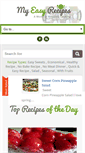 Mobile Screenshot of myeasyrecipes.net