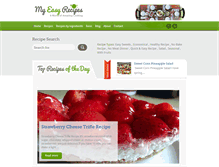 Tablet Screenshot of myeasyrecipes.net